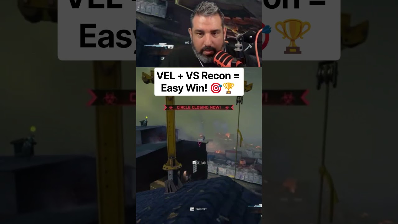 VEL + VS Recon = Easy Win! 🎯🏆 #warzoneclips #shorts