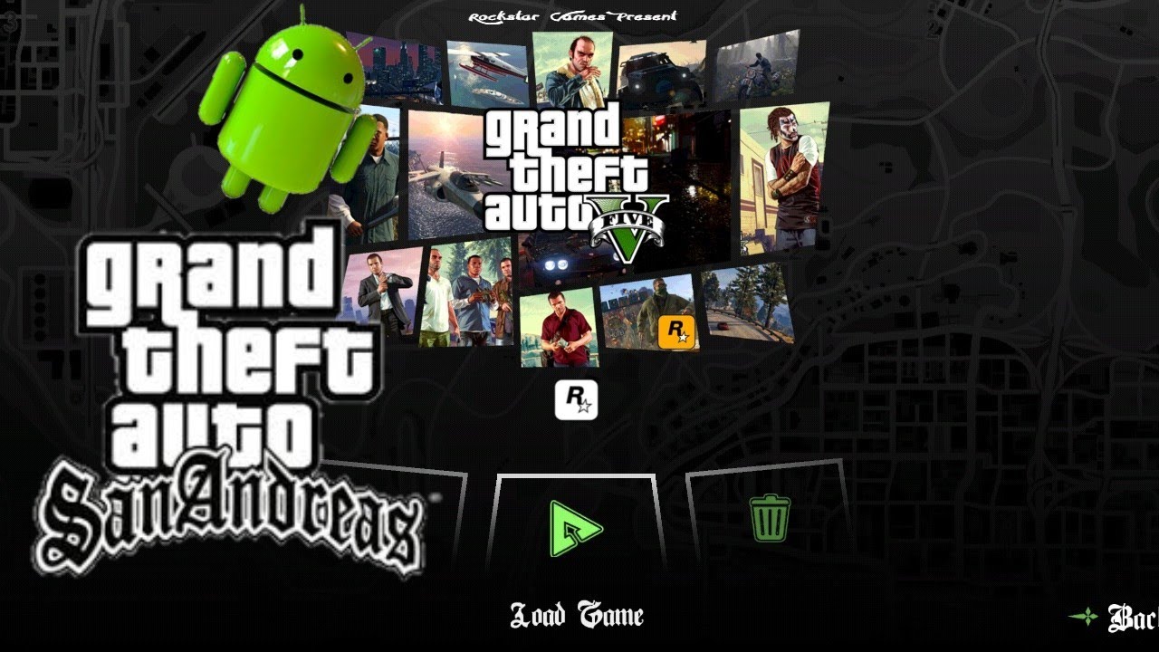GTA San Andreas Android - mod V Menu Loadscreen para celular [ txt ...