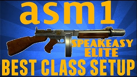 "ASM1 SPEAKEASY" best class setup cod:advanced warfare