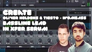 Create Oliver Heldens & Tiesto - Wombass Lead Bassline - SERUM TUTORIAL #5