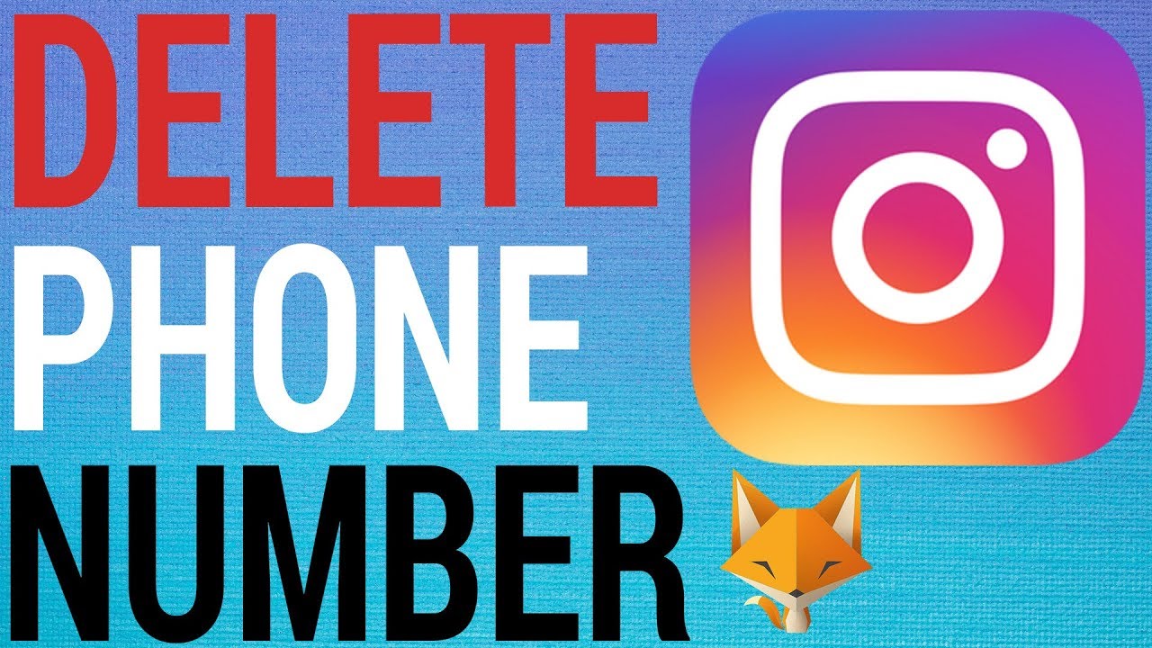 Instagram How To Remove Phone Number YouTube