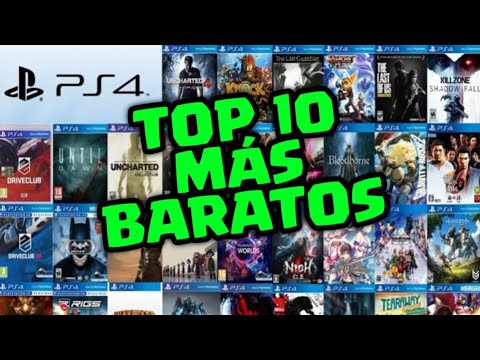 Top 10 MEJORES juegos de PS4 mas Baratos (2021-2022) 