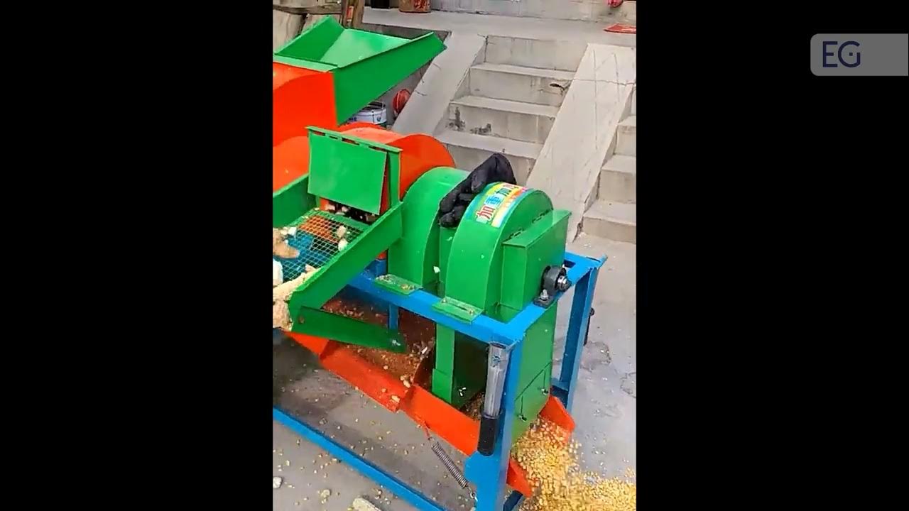 Молотилка для кукурузы, подсолнуха и зерна 150Z - YouTube