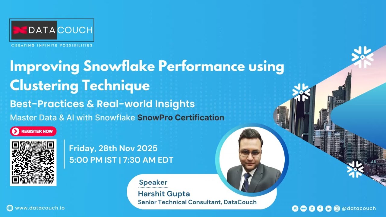 Improving Snowflake Performance using Clustering Technique. - YouTube
