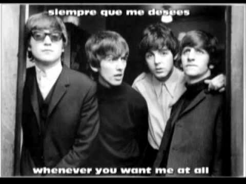 The Beatles - All I've Got To Do - Lyrics Español/Inglés - YouTube