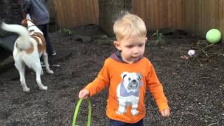 Henry's Easter egg hunt 2016