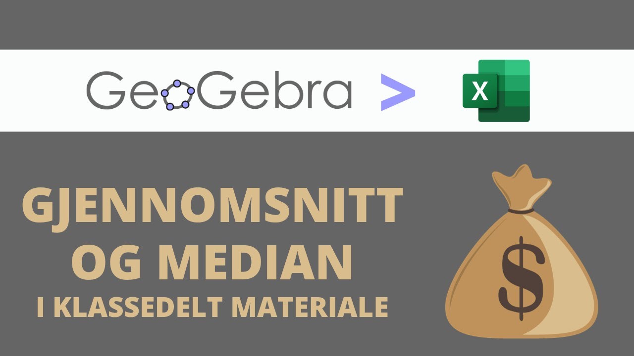 Sentralmål i klassedelt materiale 🎯