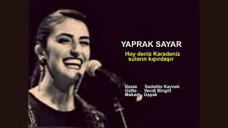 Yaprak Sayar Hoy Deniz Karadeniz Suların Kıpırdaşır