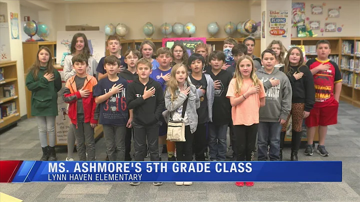 The Daily Pledge: Ms. Ashmore's 5th grade class