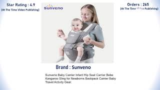 Sunveno Baby Carrier Hip seat Unboxing Review | Best Baby carrier 2021 screenshot 5