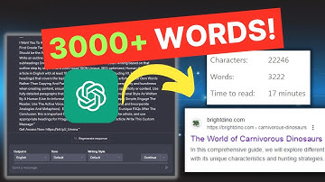 How I Write 3000+ Words SEO Content for Blog With ChatGPT