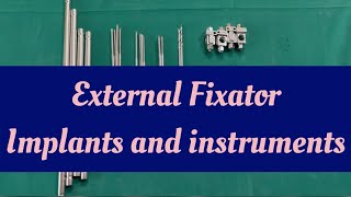 External Fixator implants and instruments…..support OT Wisdom 😇😀