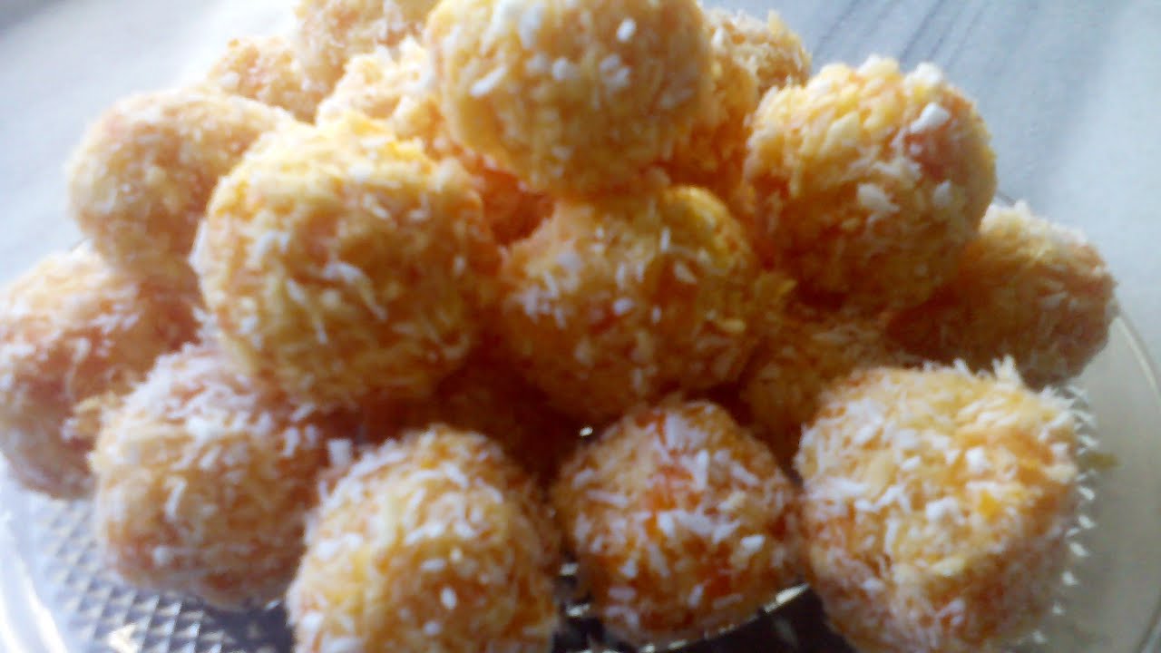 حلا كرات الجزر وجوز الهند طعم شهي ولذيذ //حلويات سهله وسريعه
