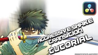 Aggressive Shake Transition Tutorial Davinci Resolve 18