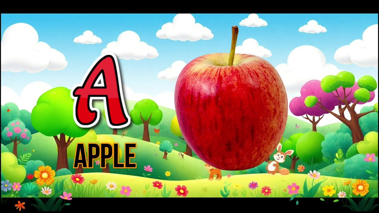 ABC Song for Kids | A for Apple & Fun Alphabet Song with Cute ...