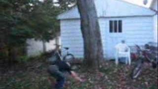 back flip off tree