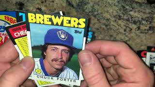 1986 Topps Wax Pack Rip