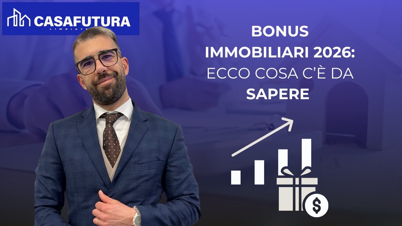 Ep. #63 | BONUS IMMOBILIARI 2026: ecco cosa c'è da sapere