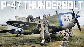 P-47 Thunderbolt | The Mighty Aircraft That Helped Win WWII Nicknamed "The Jug"