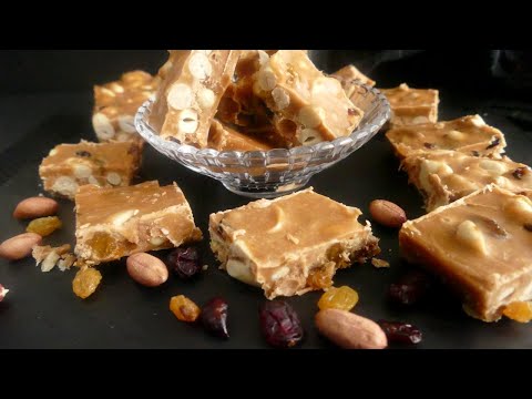 Домашний Щербет с арахисом и изюмом на сметане! Вкуснейшее лакомство из детства! Восточная сладость!