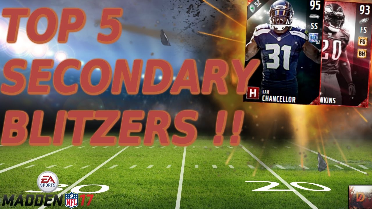Madden 17: Top 5 Blitzer's In the Secondary ! Budget Beasts ! Best Valued Players !!