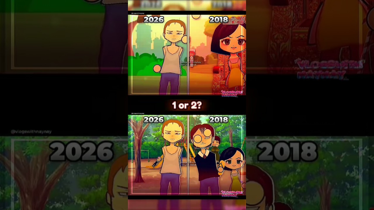 Gacha 2018 VS 2026 ) #idk #short #animation #gacha #poppyplaytime