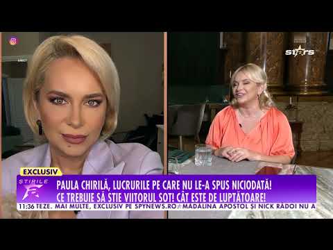 Paula Chirila, lucrurile pe care nu le-a spus niciodată | Știrile Antena Stars