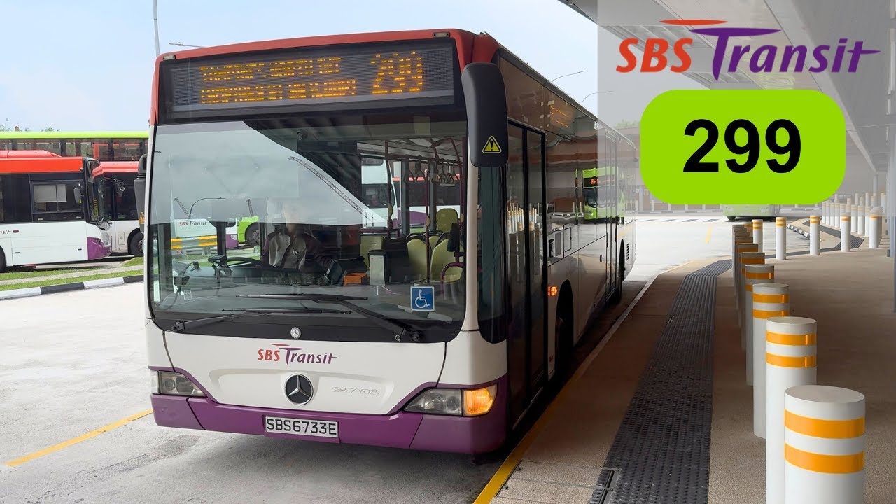 [Full Journey] SBS Transit Bus Service 299 SBS6733E Mercedes-Benz O530 ...