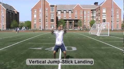 Vertical Jumps Stick Landing