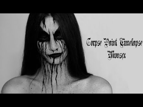 The black metal corpse makeup tutorial 