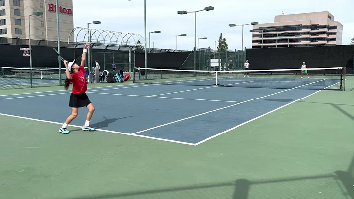 Tennis Doubles || claudine & Sienna RED TEAM VS Ar...