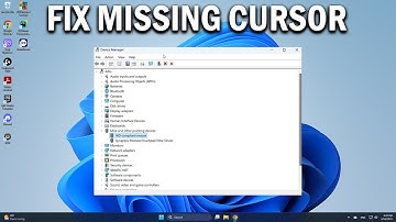 How To Fix Cursor not showing in Windows 11 - Easy Fix