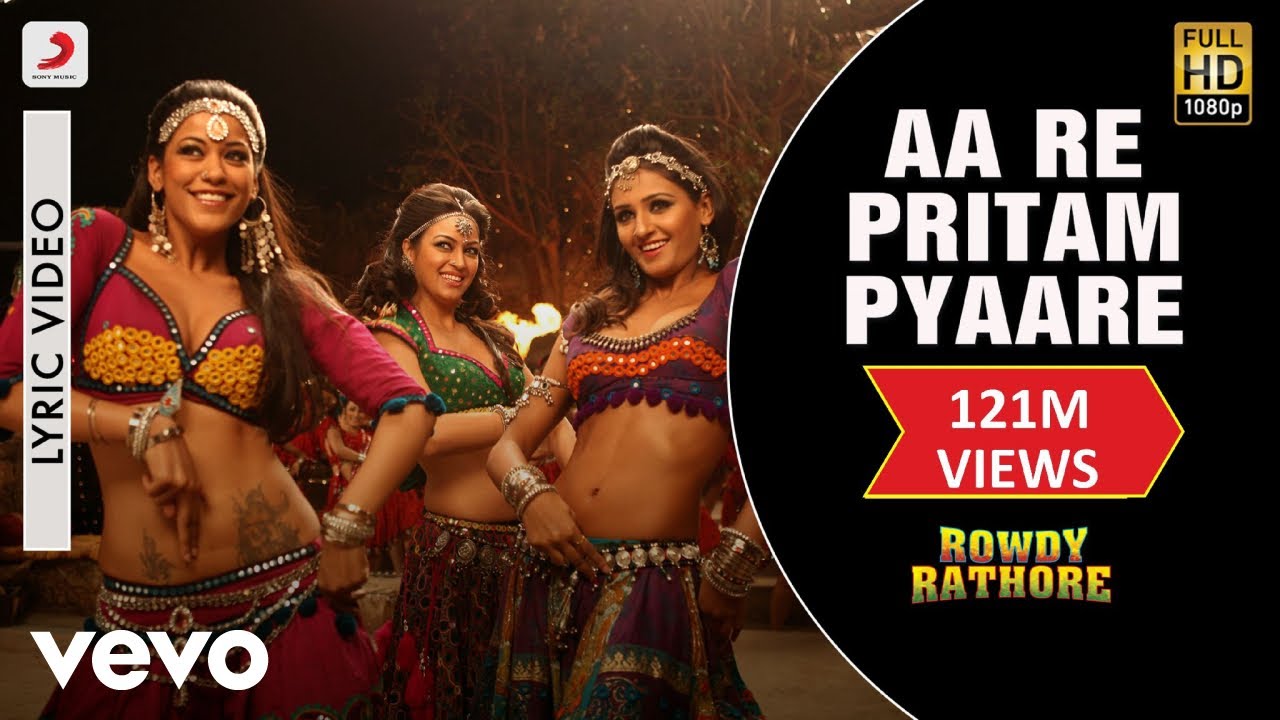 Aa Re Pritam Pyaare Lyric Video   Rowdy RathoreAkshay KumarMamta SharmaSajid Wajid