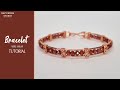 Garnet wire wrap bracelet tutorial easy bracelet diy bracelet diy jewelry how to make