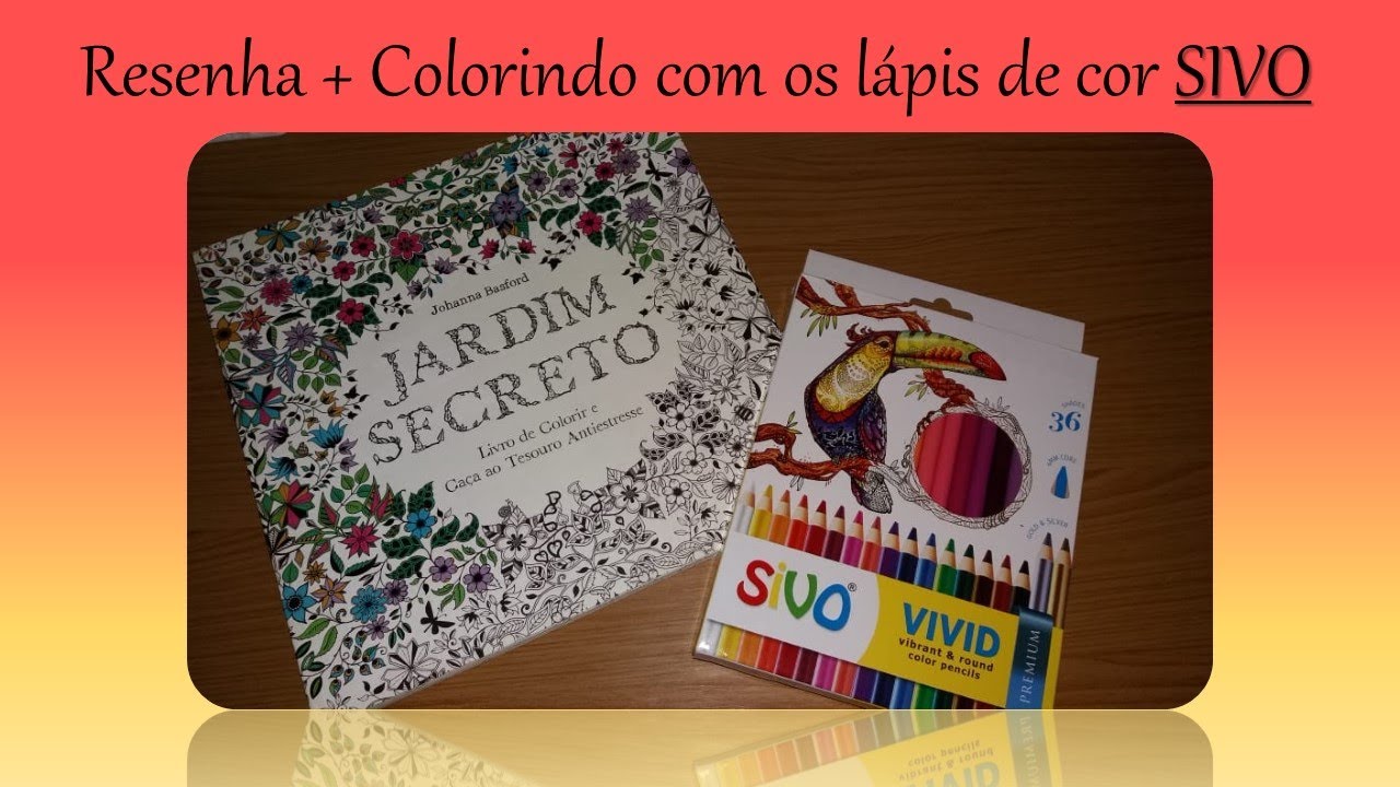 Resenha + colorindo com lápis de cor SIVO