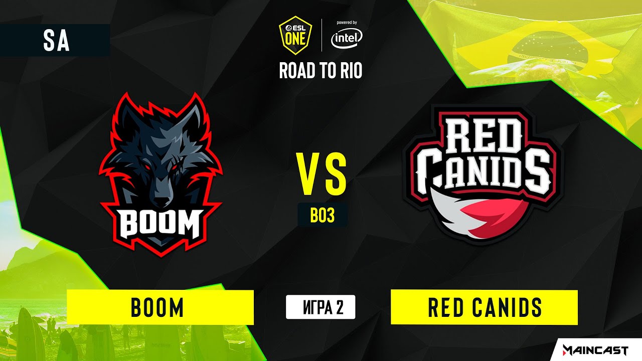 BOOM vs RED Canids [Map 2, Overpass] ESL One: Road to Rio