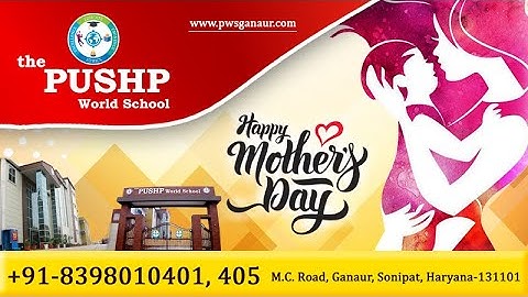 #ThePushpWorldSchool #HappyMother