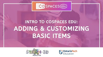 Intro to CoSpaces: Adding & Customizing Basic Items
