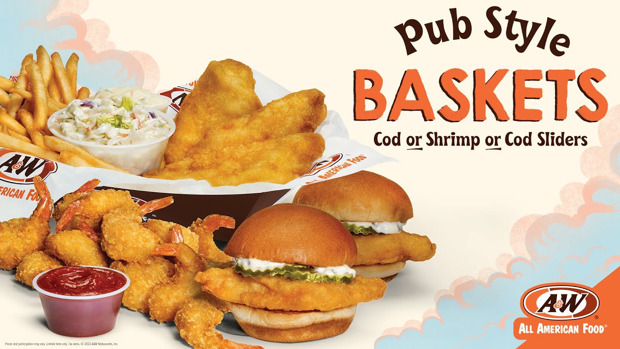 Pub Style Baskets | A&W Restaurants