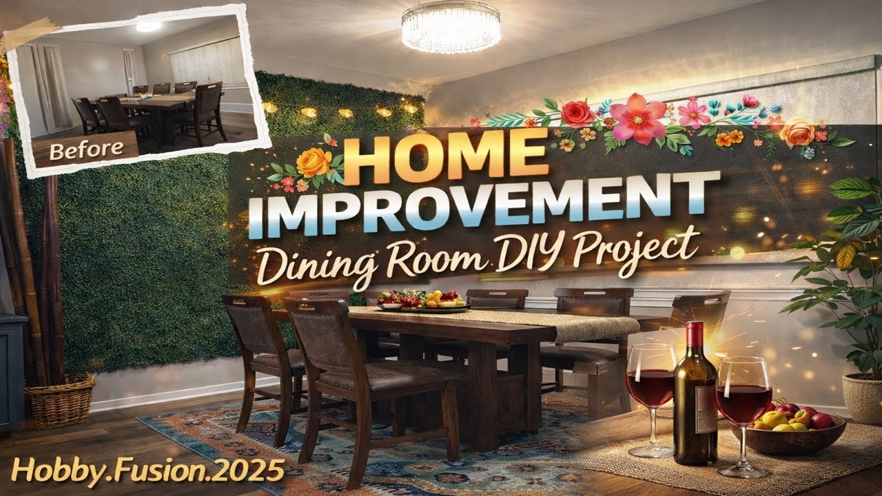 CREATE: DIY Dining Room Transformation | Stylish Budget-Friendly | Home Decor Ideas | Elegant & Cozy