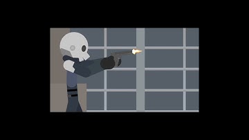 Metrocop Shoot Test - Sticknodes Animation #animation #halflife #shorts