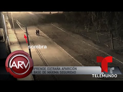 Cámaras de base militar captaron a misterioso ser de luz | Al Rojo Vivo | Telemundo