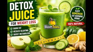 Detox Juice for Weight Loss | Easy Homemade Fat-Burning Drink Recipe