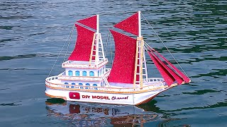 How to make a super beautiful sailboat from fomex panels