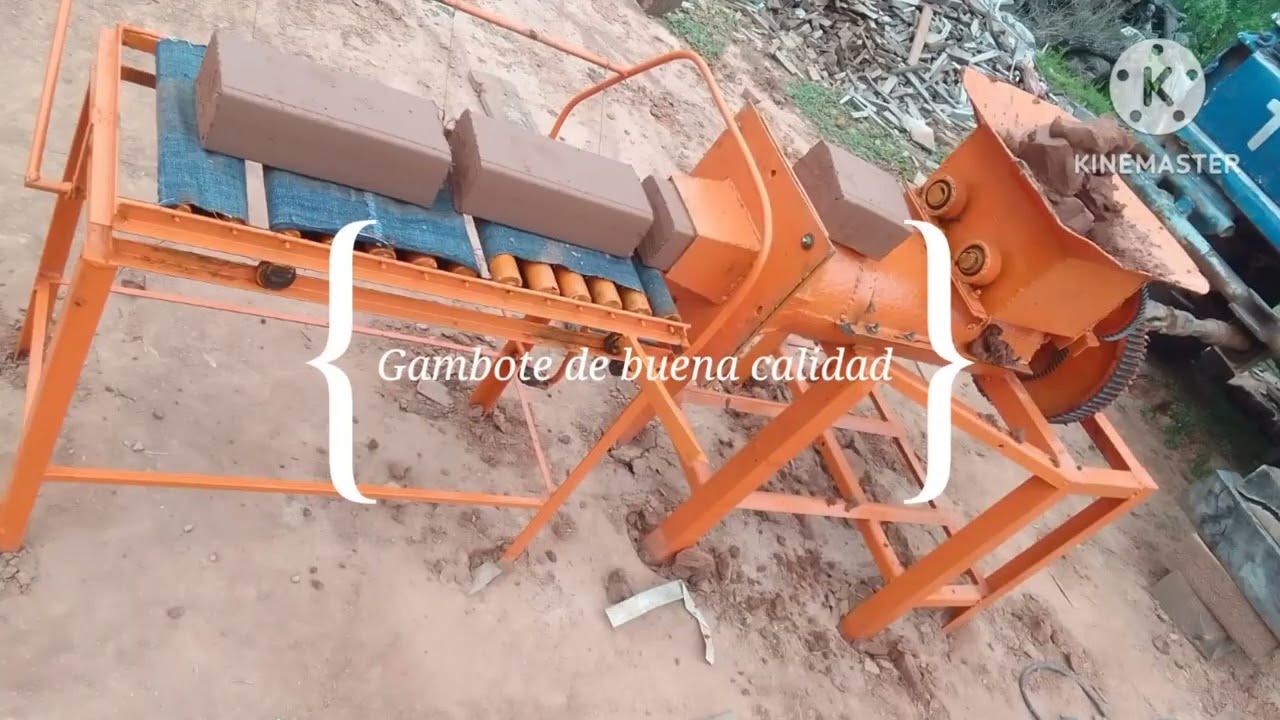 Venta de maquinas estruzoras para ladrillos de 6 huecos, teja, 18 huecos, gambote