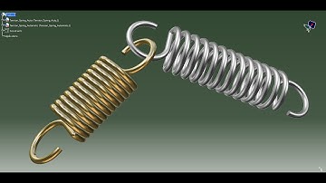Catia Auto Design  Tension Spring