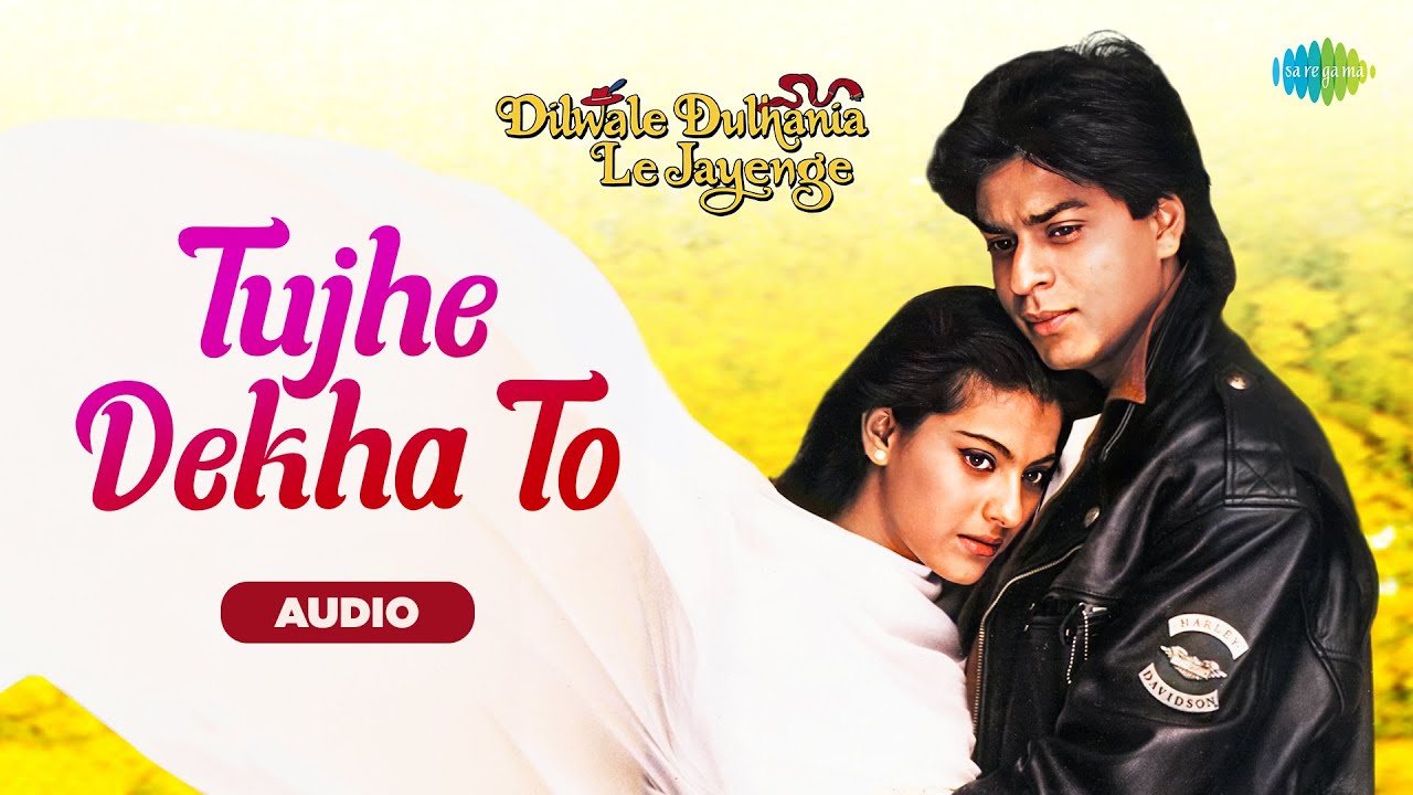 Tujhe Dekha To | Kumar Sanu | Lata Mangeshkar | Shah Rukh Khan | Kajol | Dilwale Dulhania Le Jayenge