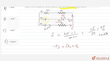 In the circuit shown , the batteries have emf `E_1 = E_2= 1V , E_3 = 2.5 V,` and the resistance ...