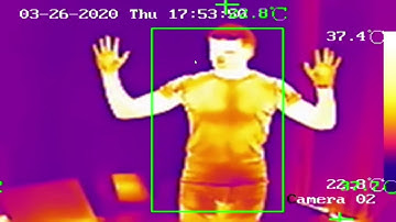 Thermal Camera - Real Time Motion Tracking and Temperature Measurement