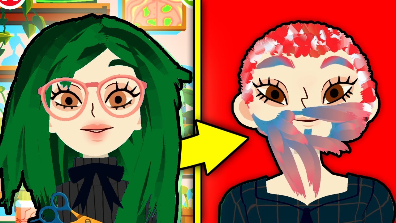 Zostaliśmy NAJGORSZYMI FRYZJERAMI! - Toca Hair Salon 4